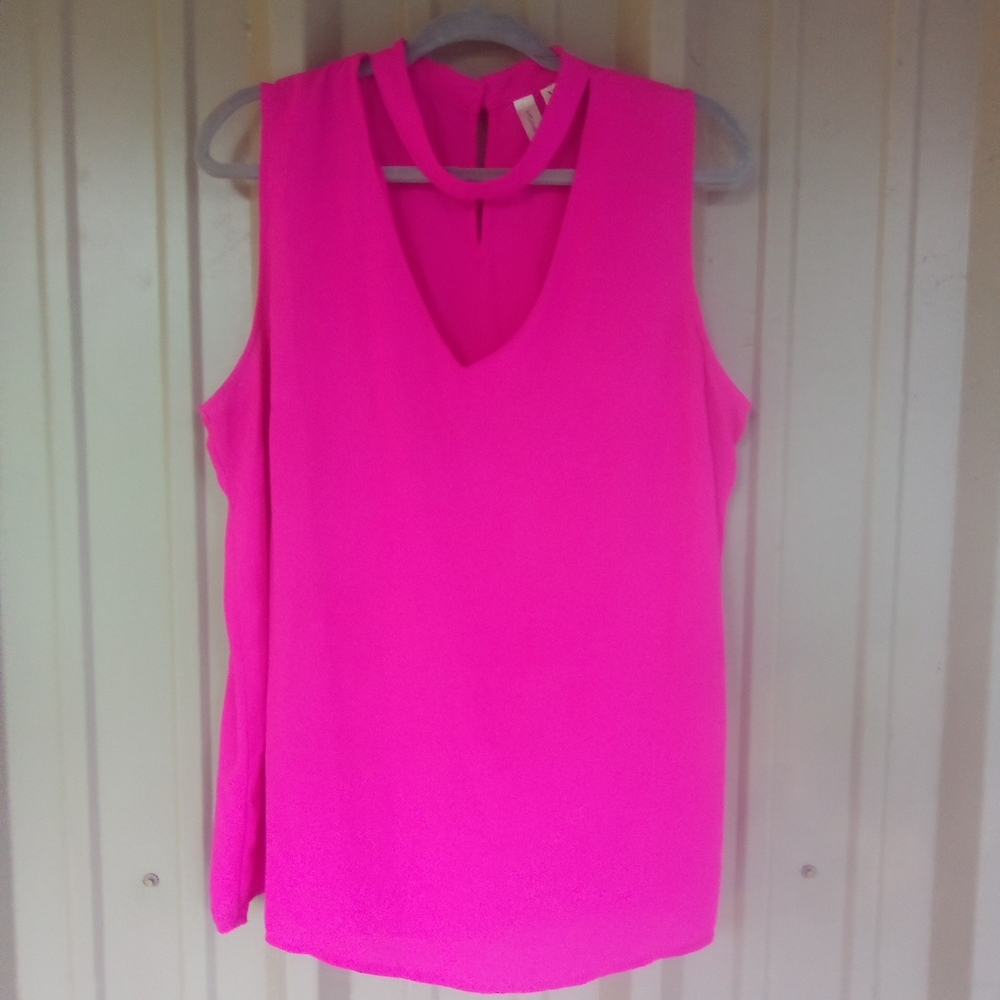 Tacera Women's Pink Blouse